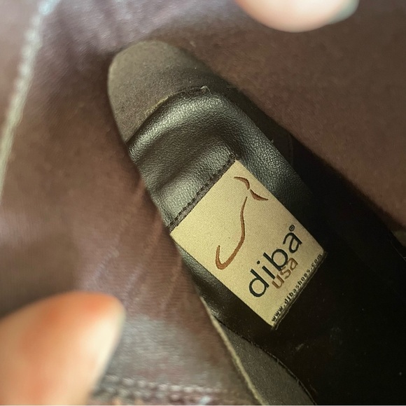 Vintage Diba Y2K Square Toe Ankle Boots Women’s 9 Brown Leather Western Boho - Picture 12 of 12